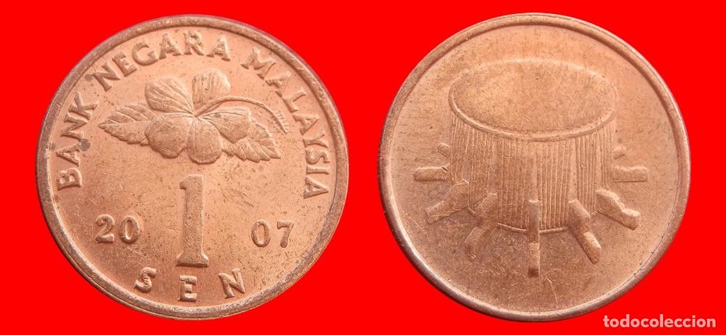 Monedas antiguas de Asia: 1 SEN 2007 MALASIA-151219