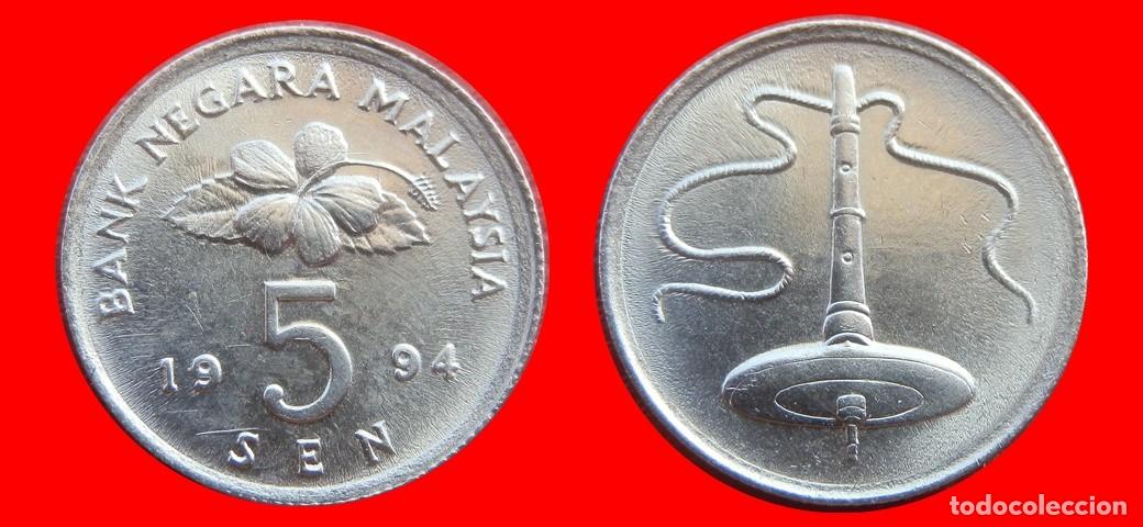 Monedas antiguas de Asia: 5 SEN 1994 MALASIA-151225