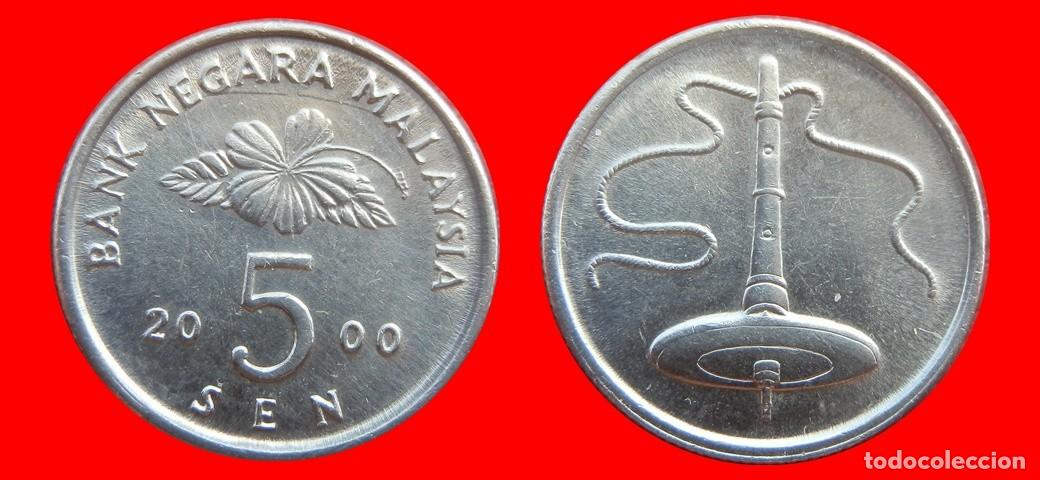 Monedas antiguas de Asia: 5 SEN 2000 MALASIA-151230