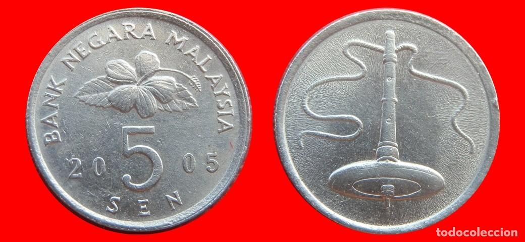 Monedas antiguas de Asia: 5 SEN 2005 MALASIA-151232