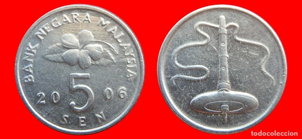Monedas antiguas de Asia: 5 SEN 2006 MALASIA-151233