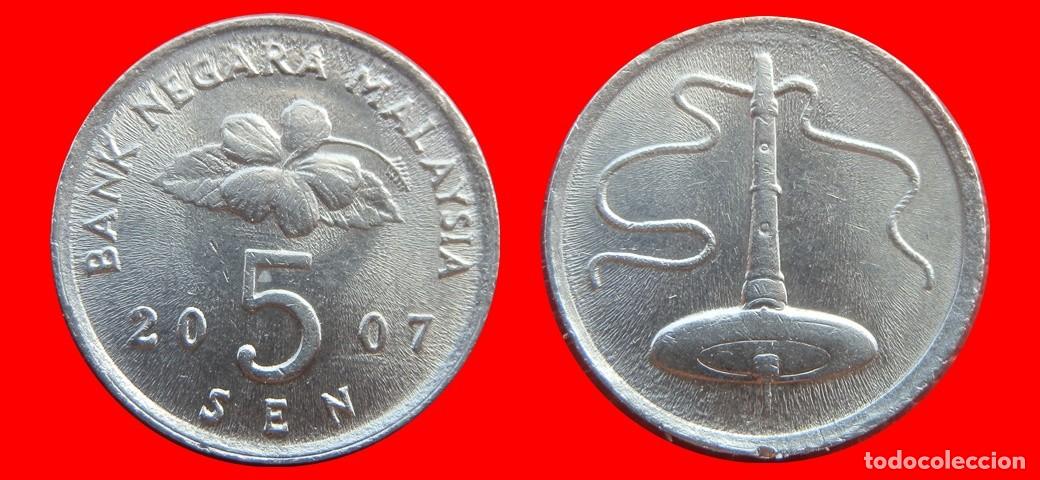 Monedas antiguas de Asia: 5 SEN 2007 MALASIA-151234