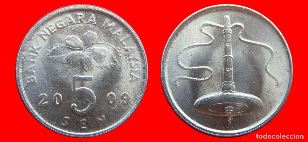 Monedas antiguas de Asia: 5 SEN 2009 MALASIA-151235