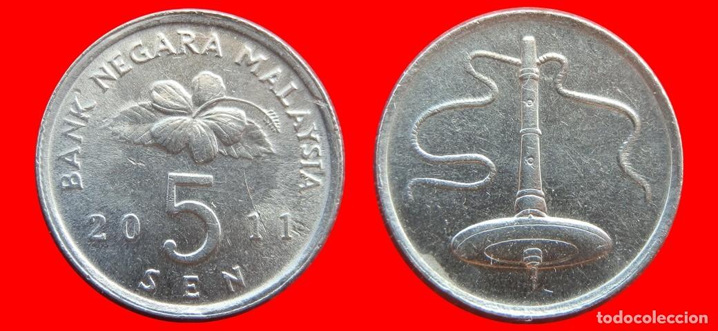 Monedas antiguas de Asia: 5 SEN 2011 MALASIA-151237