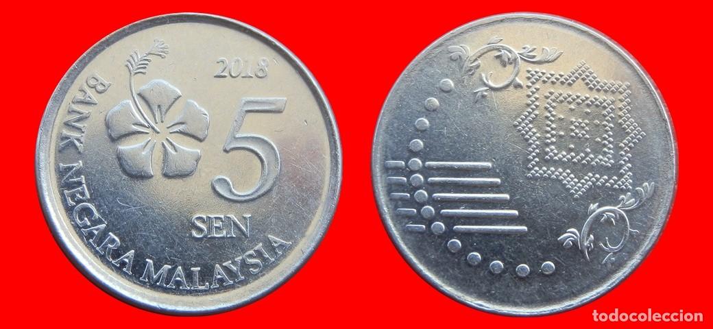 Monedas antiguas de Asia: 5 SEN 2018 MALASIA-151242
