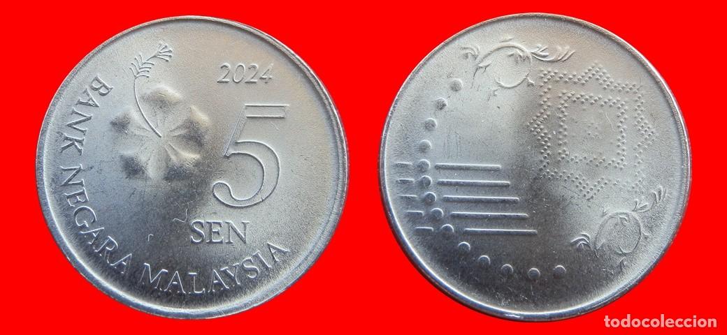 Monedas antiguas de Asia: 5 SEN 2024 MALASIA-151244