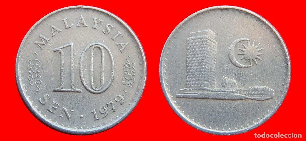 Monedas antiguas de Asia: 10 SEN 1979 MALASIA-151248