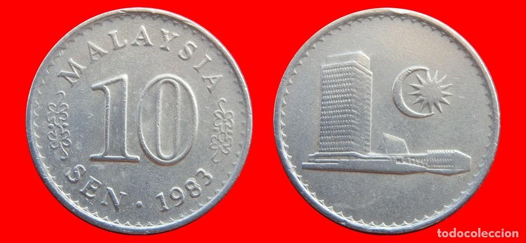 Monedas antiguas de Asia: 10 SEN 1983 MALASIA-151251
