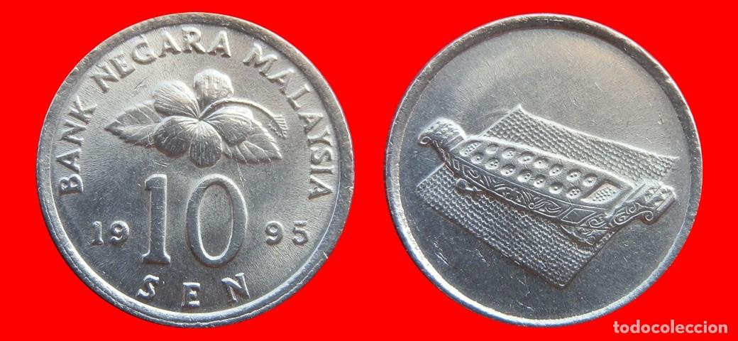 Monedas antiguas de Asia: 10 SEN 1995 MALASIA-151253