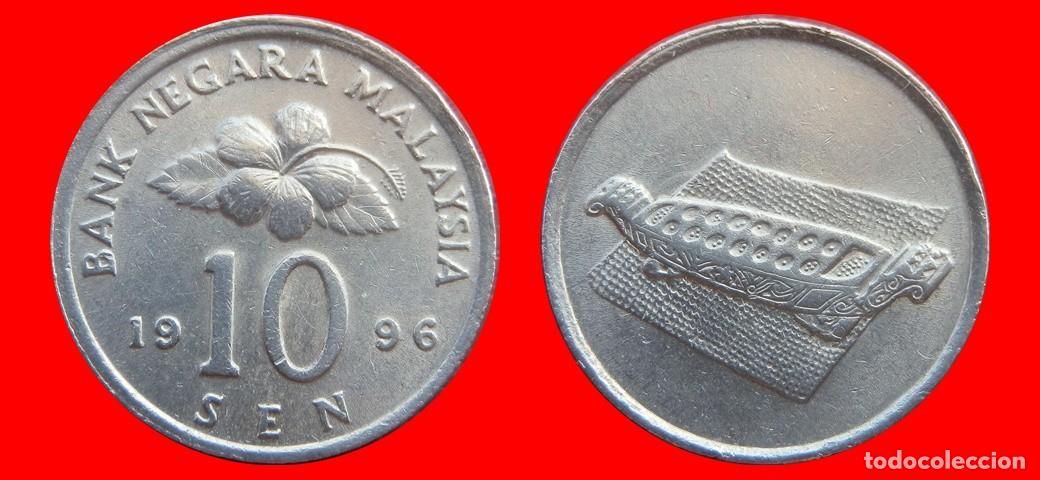 Monedas antiguas de Asia: 10 SEN 1996 MALASIA-151254
