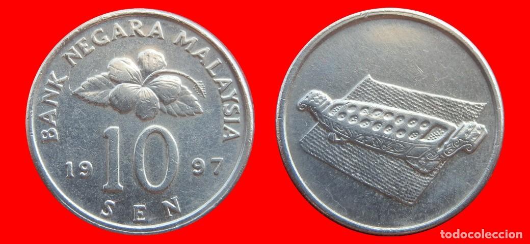 Monedas antiguas de Asia: 10 SEN 1997 MALASIA-151255