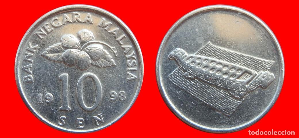 Monedas antiguas de Asia: 10 SEN 1998 MALASIA-151256