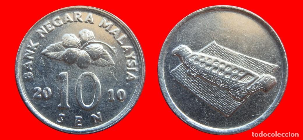 Monedas antiguas de Asia: 10 SEN 2010 MALASIA-151259