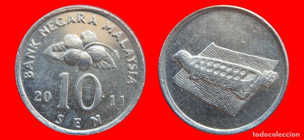 Monedas antiguas de Asia: 10 SEN 2011 MALASIA-151260