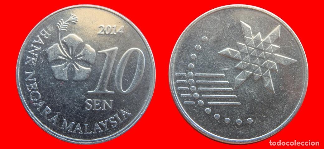 Monedas antiguas de Asia: 10 SEN 2014 MALASIA-151262