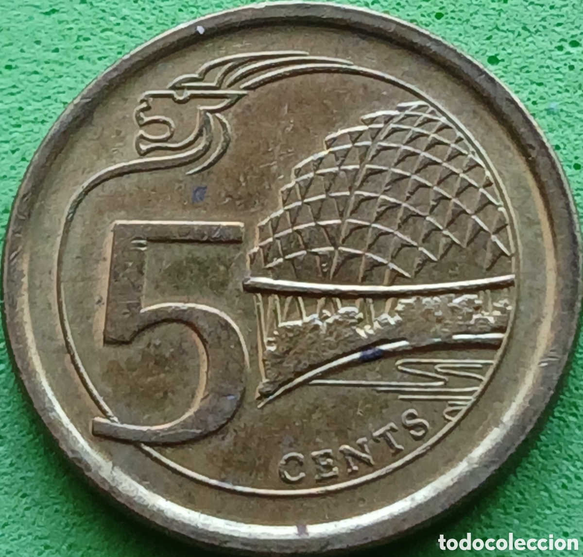Monedas antiguas de Asia: Singapur 5 cents 2013 km#345
