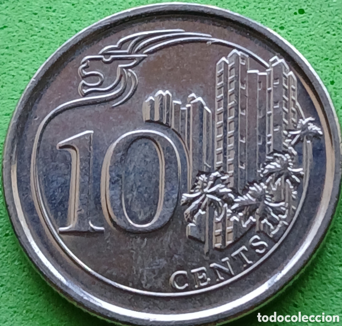 Monedas antiguas de Asia: Singapur 10 cents 2013 km#346