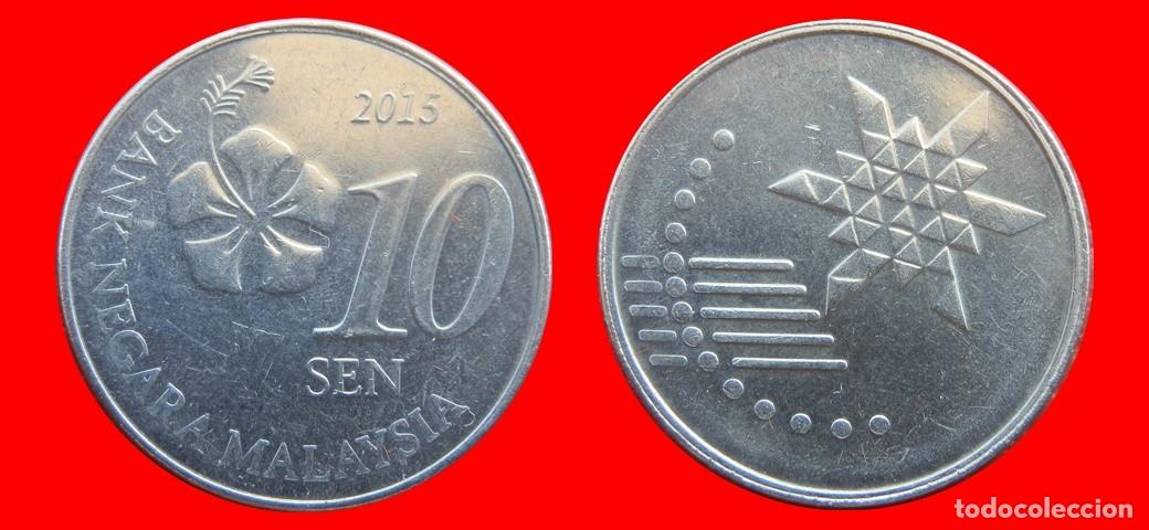 Monedas antiguas de Asia: 10 SEN 2015 MALASIA-151263