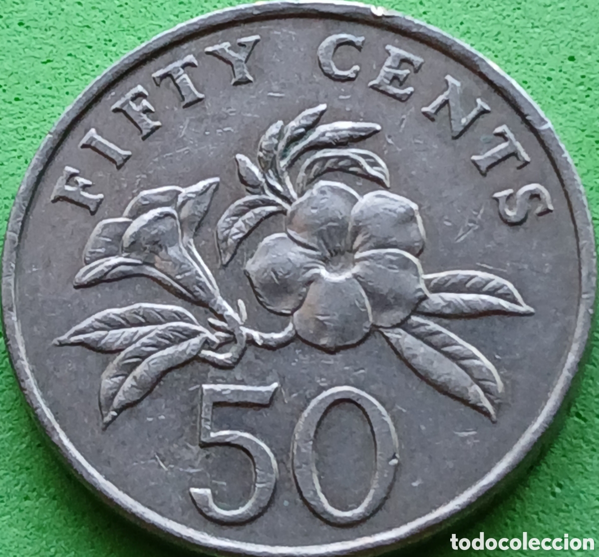 Monedas antiguas de Asia: Singapur 50 cents 1995 km#102