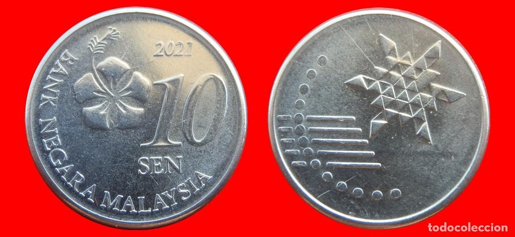 Monedas antiguas de Asia: 10 SEN 2021 MALASIA-151267