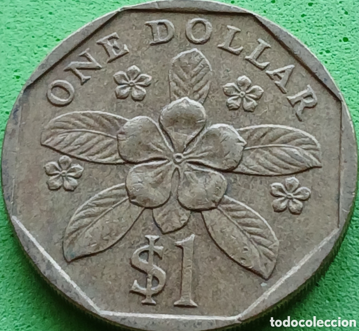 Monedas antiguas de Asia: Singapur 1 d&oacute;lar 1995 km#103