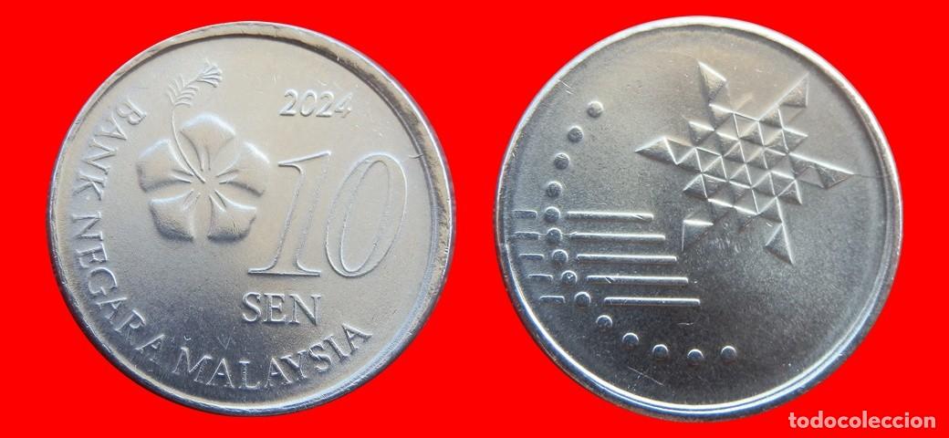 Monedas antiguas de Asia: 10 SEN 2024 MALASIA-151268