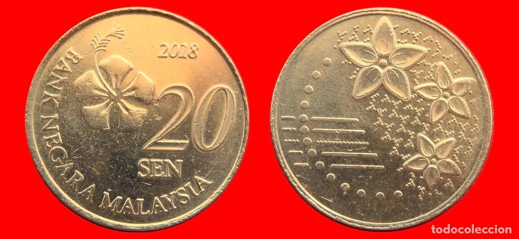 Monedas antiguas de Asia: 20 SEN 2018 MALASIA-151281