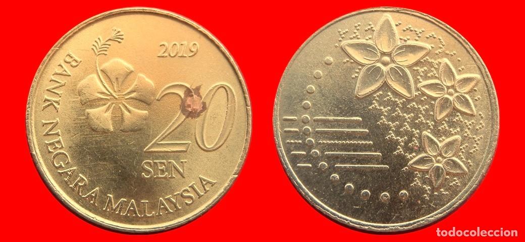 Monedas antiguas de Asia: 20 SEN 2019 MALASIA-151282
