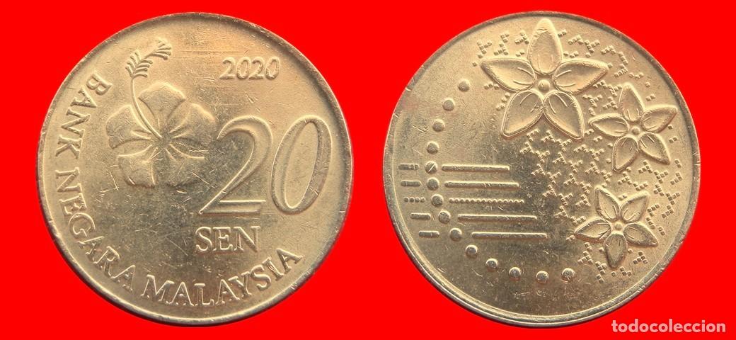 Monedas antiguas de Asia: 20 SEN 2020 MALASIA-151283