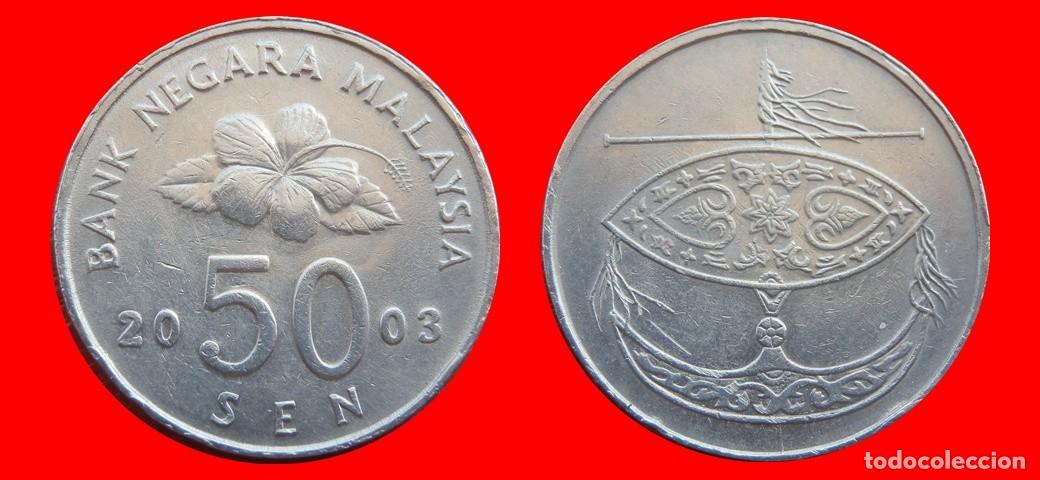 Monedas antiguas de Asia: 50 SEN 2003 MALASIA-151291