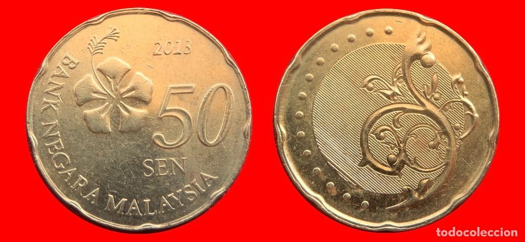 Monedas antiguas de Asia: 50 SEN 2013 MALASIA-151294