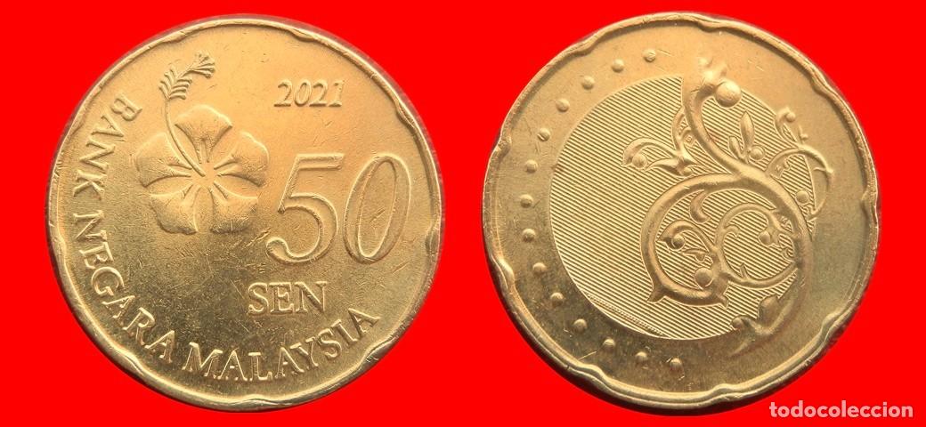 Monedas antiguas de Asia: 50 SEN 2021 MALASIA-151297