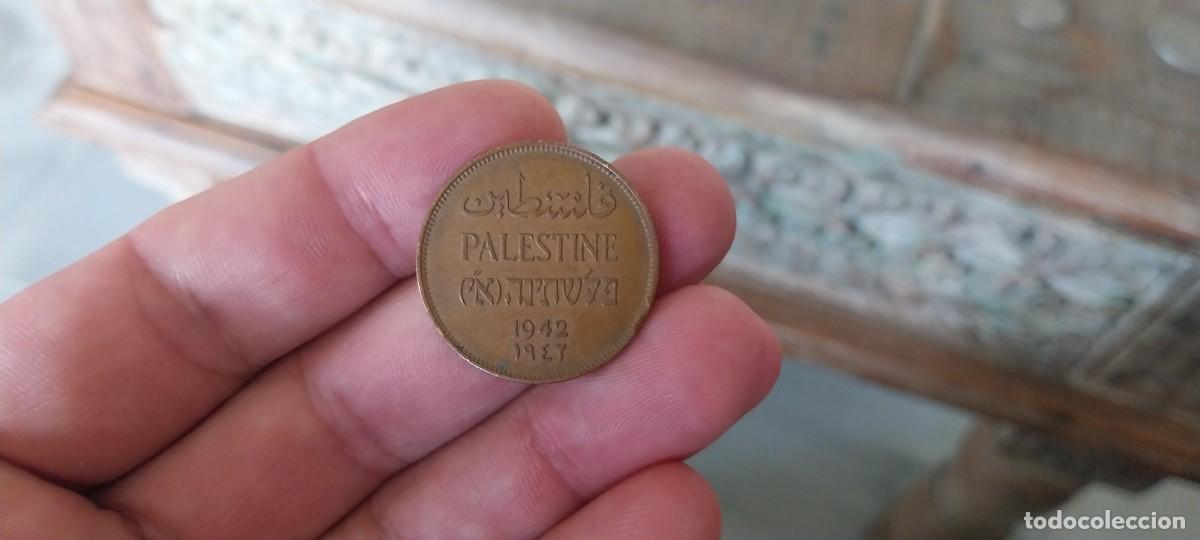 Monedas antiguas de Asia: PALESTINA 2 MILS 1942 LAS DOS CARAS