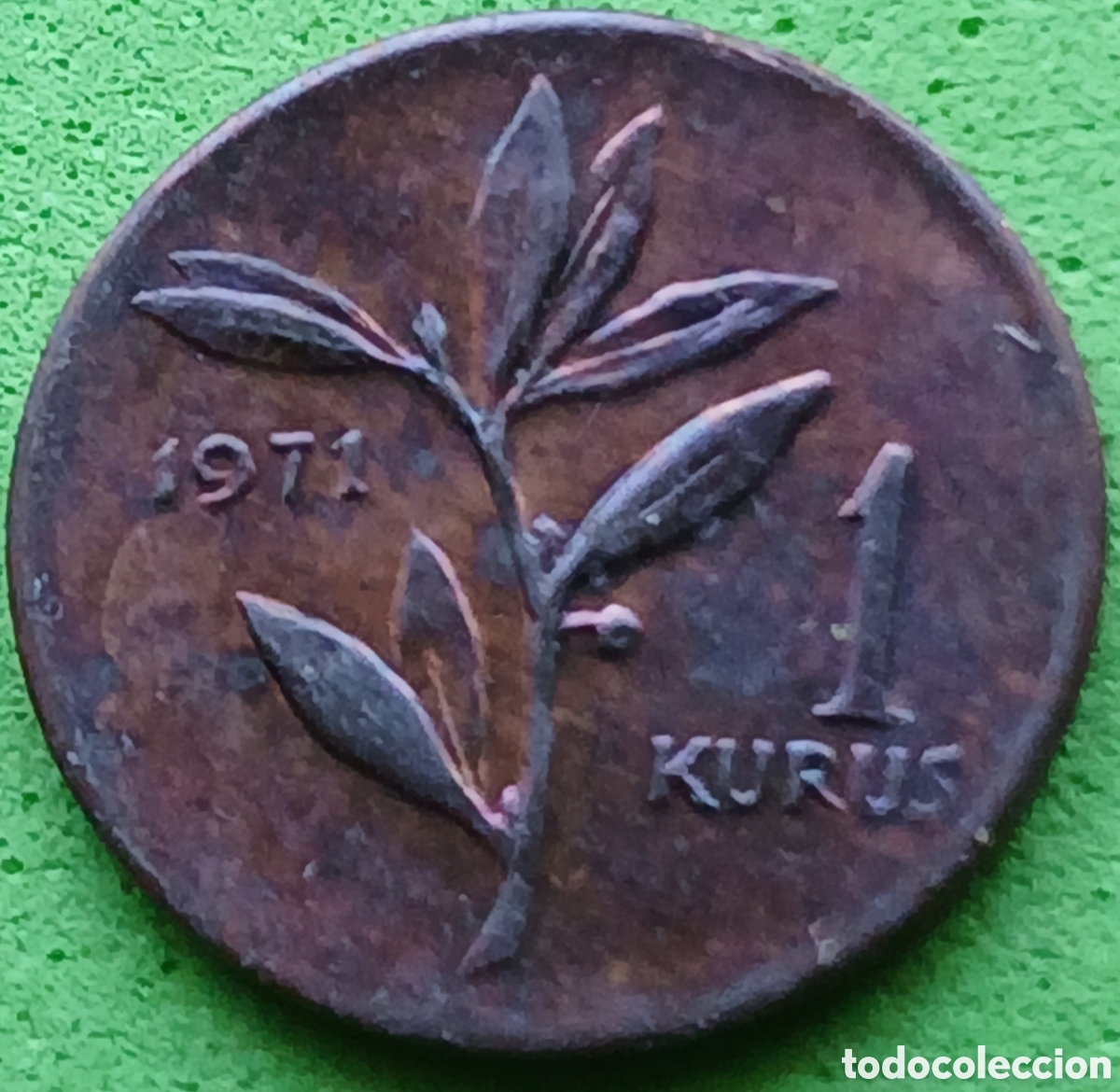 Monedas antiguas de Asia: Turqu&iacute;a 1 kurus 1971 km#895a