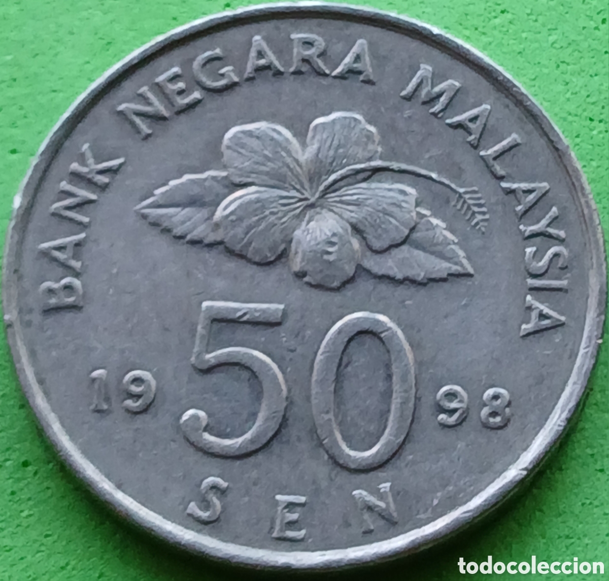 Monedas antiguas de Asia: Malasia 50 sen 1998 km#53