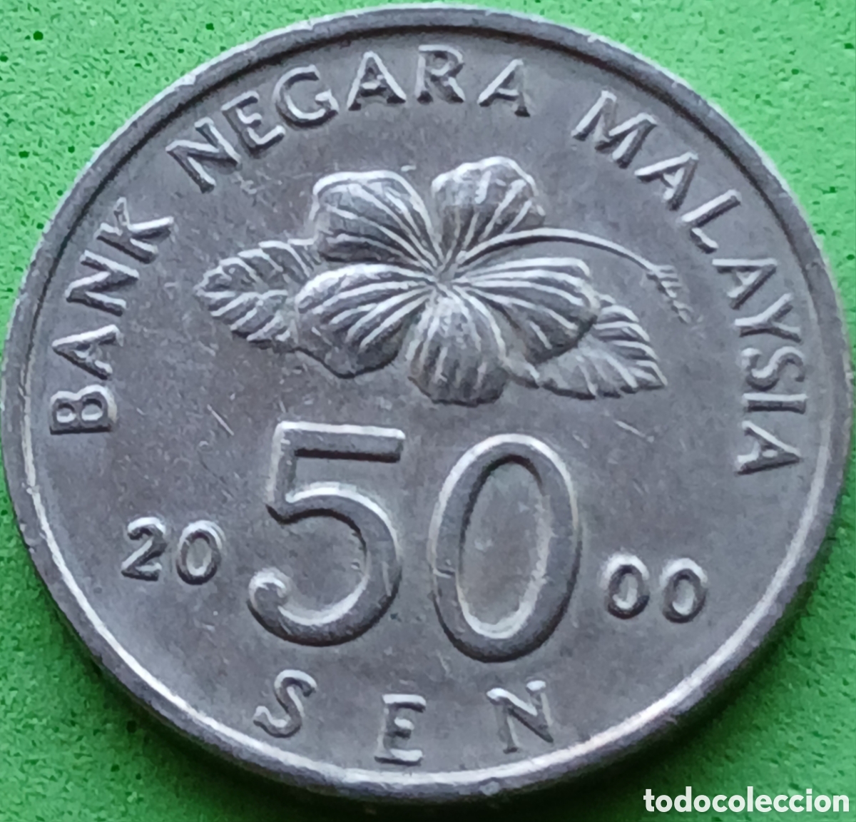 Monedas antiguas de Asia: Malasia 50 sen 2000 km#53