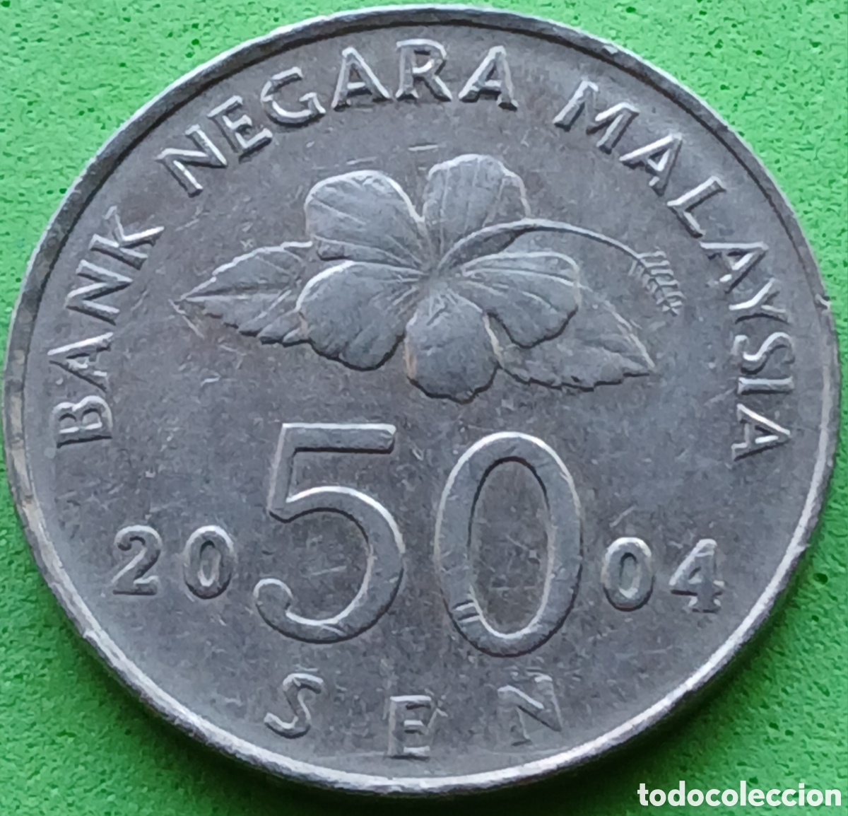Monedas antiguas de Asia: Malasia 50 sen 2004 km#53