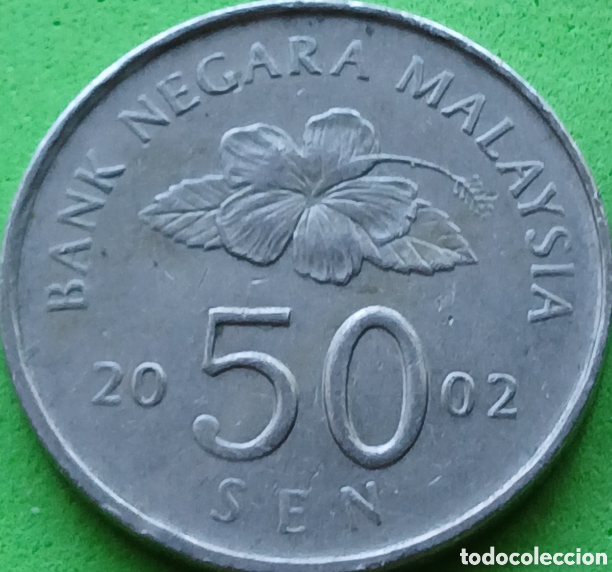 Monedas antiguas de Asia: Malasia 50 sen 2002 km#53