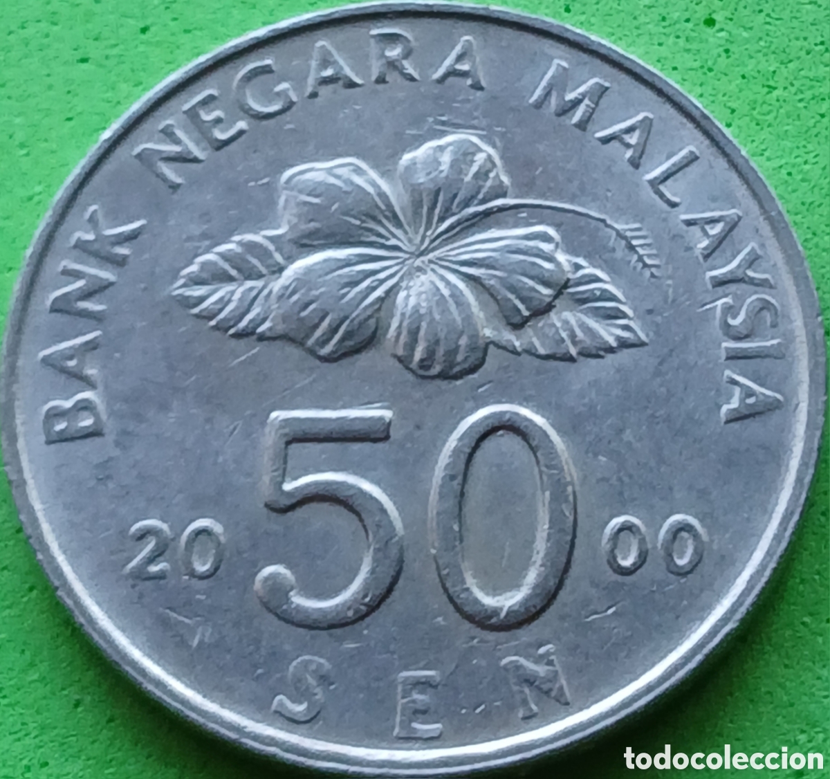 Monedas antiguas de Asia: Malasia 50 sen 2000 km#53