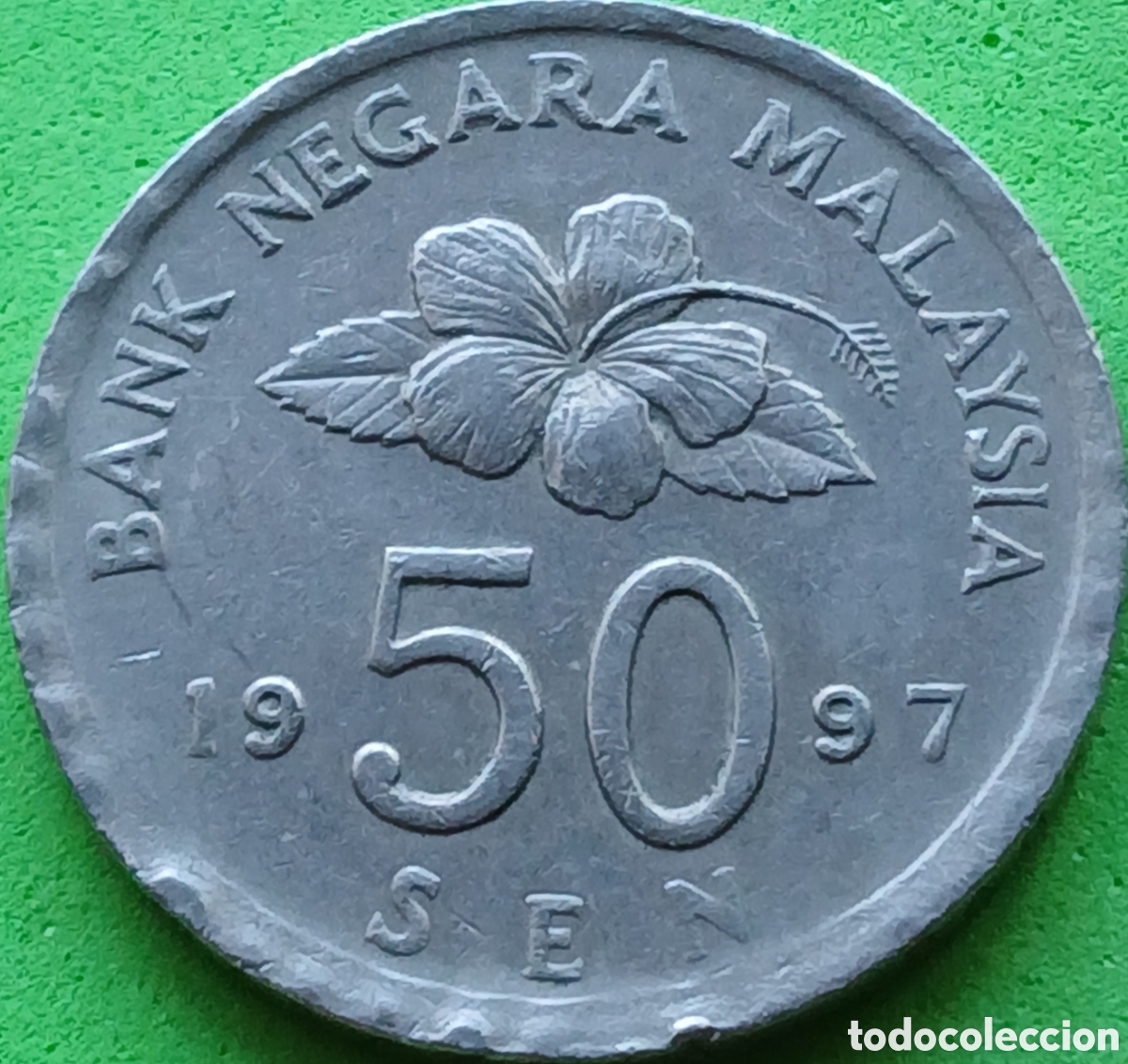 Monedas antiguas de Asia: Malasia 50 sen 1997 km#53