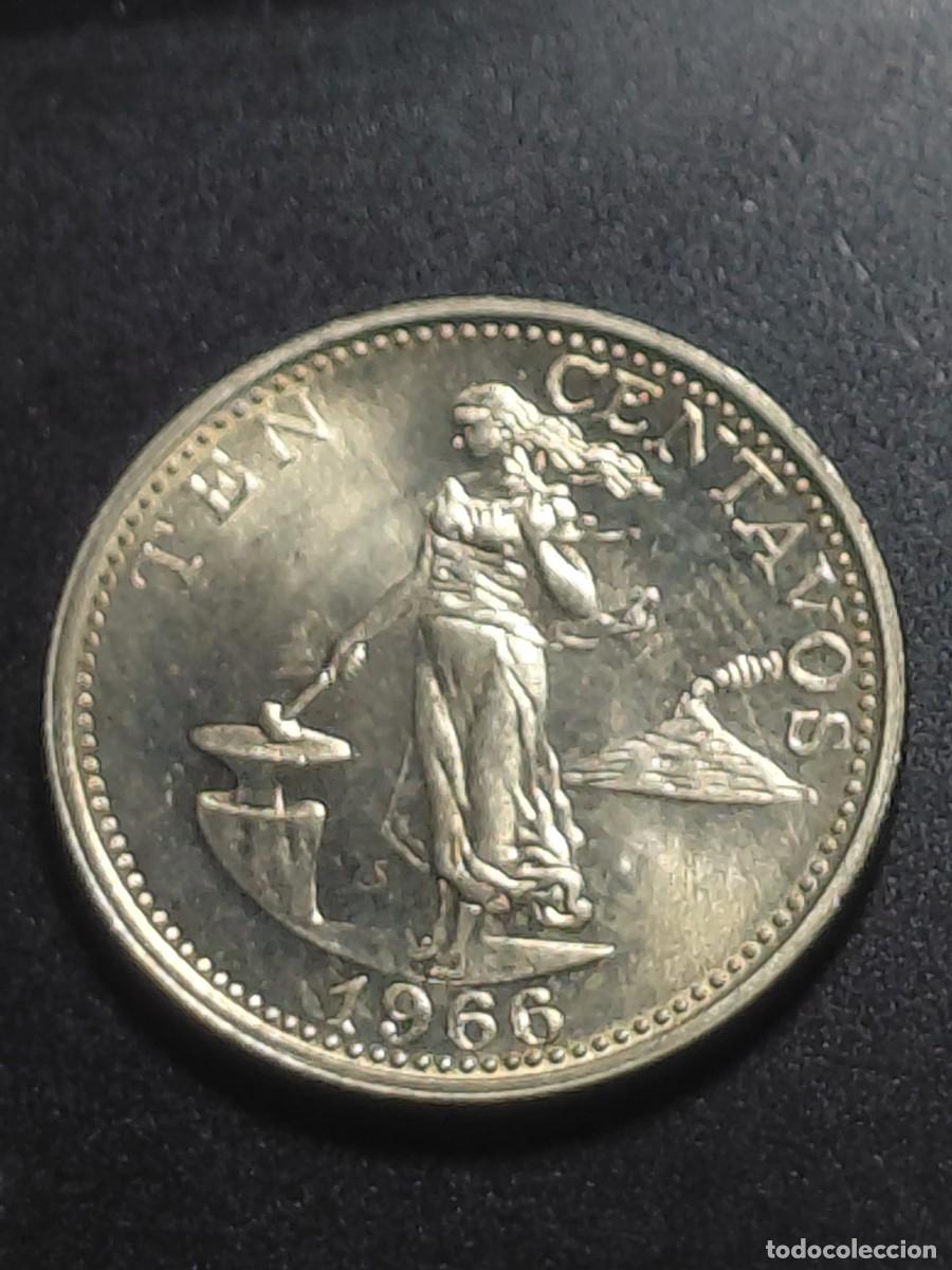 Monedas antiguas de Asia: FILIPINAS - 10 centavos 1966 KM188