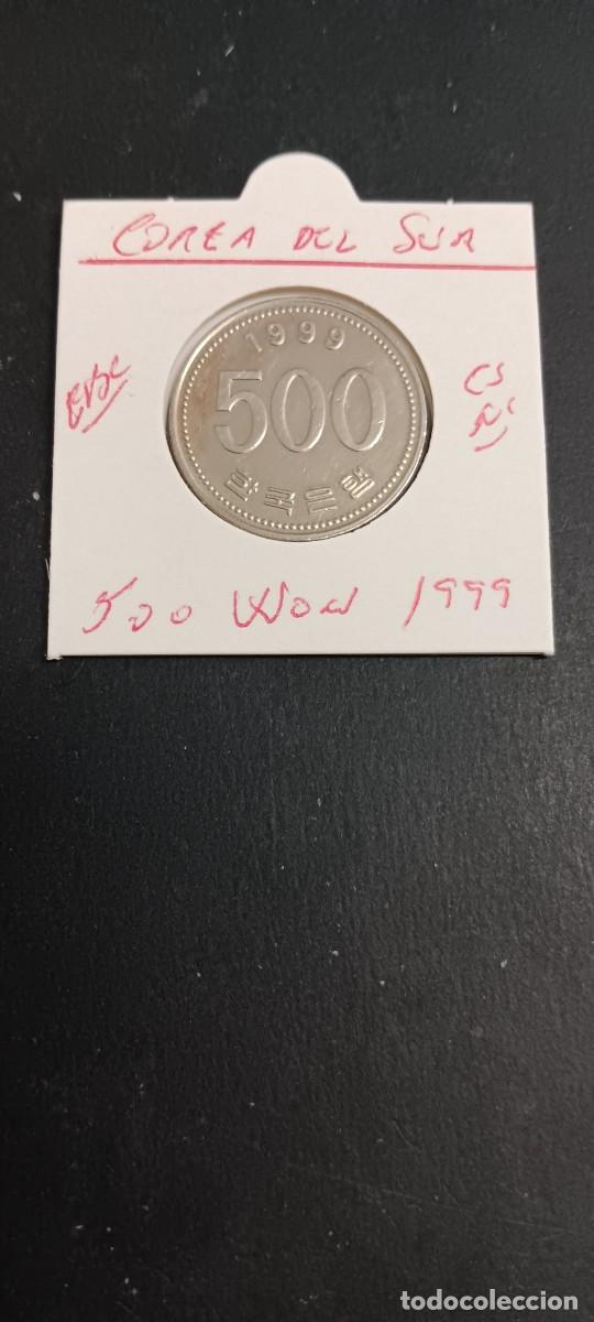 Monedas antiguas de Asia: COREA DEL SUR 500 WON 1999 EBC KM=27 (CUPRONIQUEL)