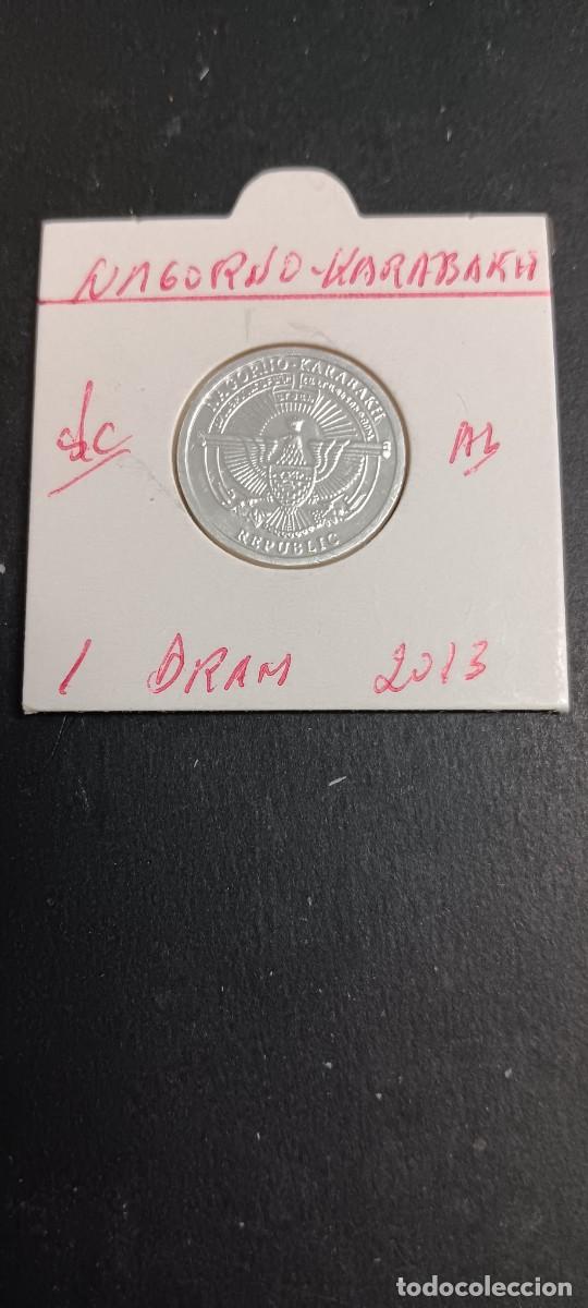Monedas antiguas de Asia: NAGORNO KARABAKH 1 DRAM 2013 S/C KM=30(ALUMINIO)FAISAN