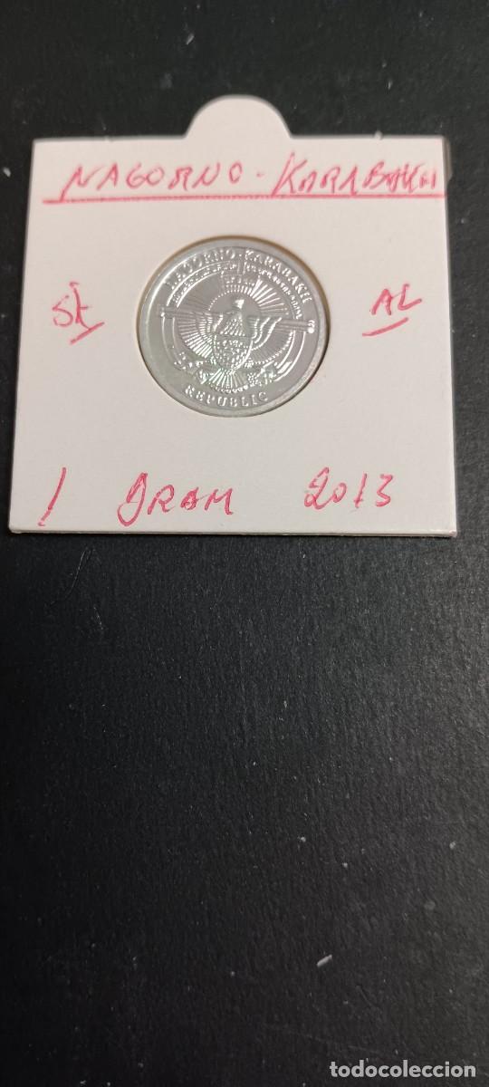 Monedas antiguas de Asia: NAGORNO KARABAKH 1 DRAM 2013 S/C KM=29(ALUMINIO)LEOPARDO