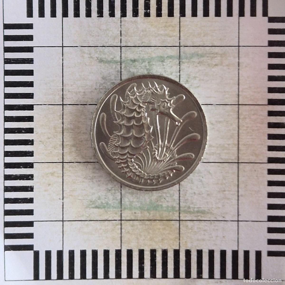 Monedas antiguas de Asia: 10 CENTS, SINGAPUR. 1981. (KM#3).