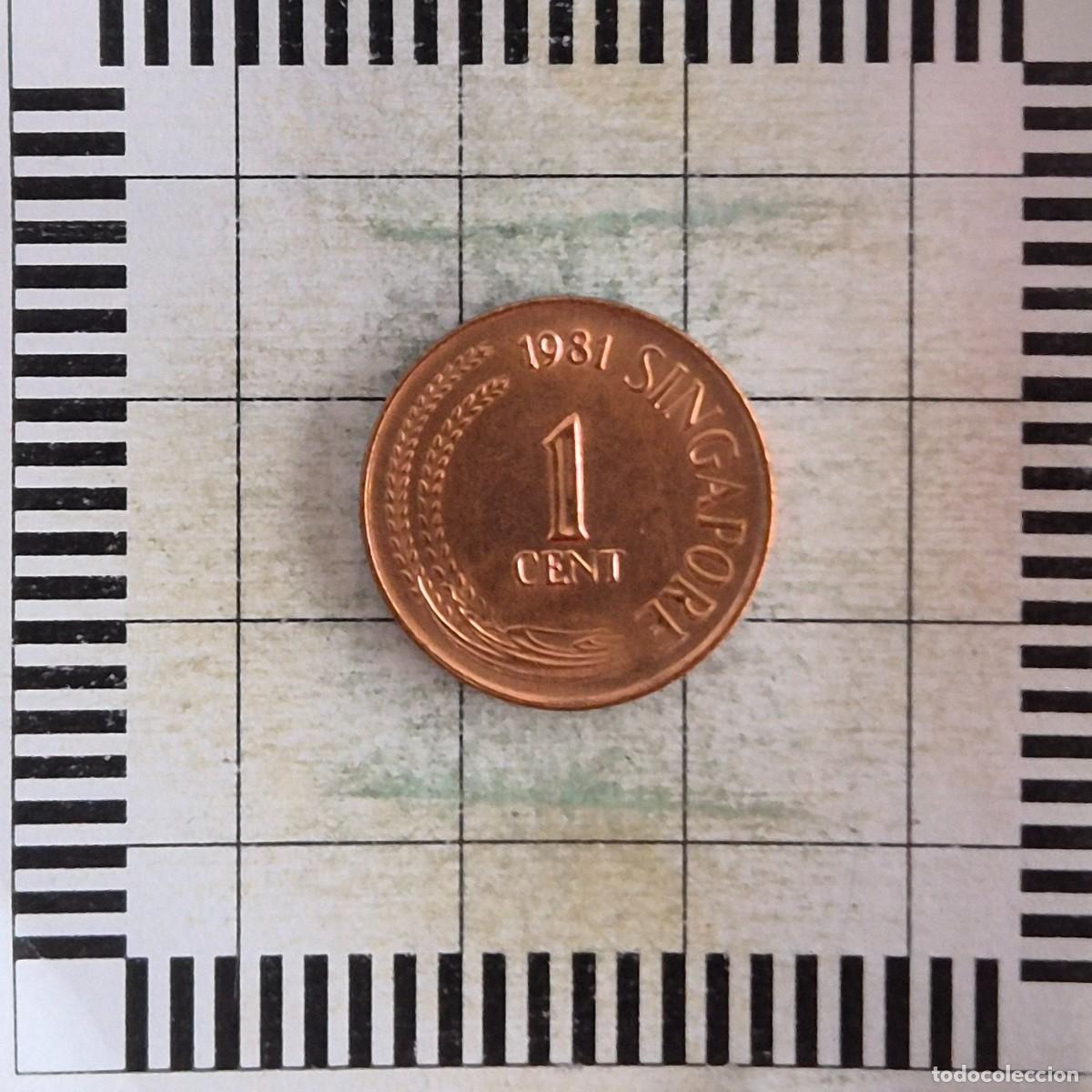 Monedas antiguas de Asia: 1 CENT, SINGAPUR. 1981. (KM#1a). - Foto 2