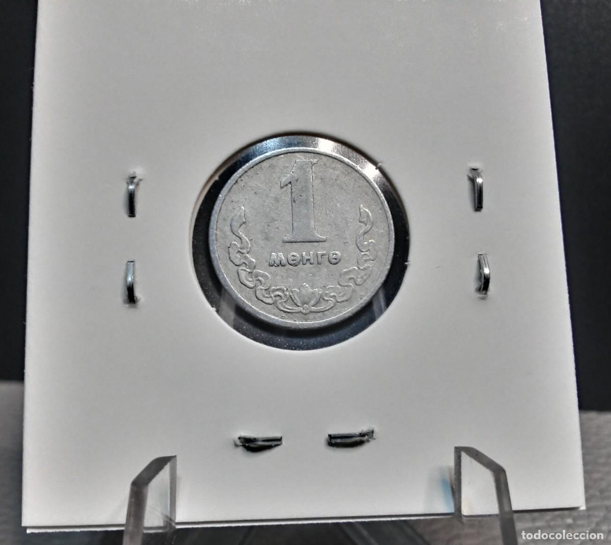 Monedas antiguas de Asia: MONGOLIA 1 MONGO 1977 KM#27 MBC. - Foto 4