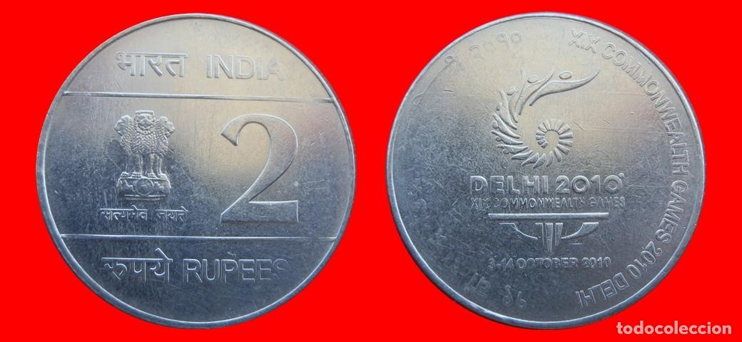 Monedas antiguas de Asia: 2 RUPIAS 2010 INDIA-151495