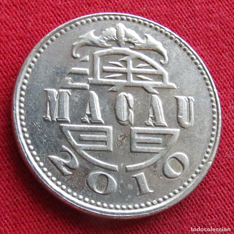 Monedas antiguas de Asia: Macau 1 pataca 2010 macao - Foto 2