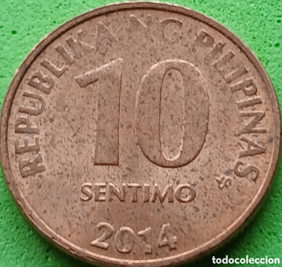 Monedas antiguas de Asia: Filipinas 10 c&eacute;ntimos 2014 km#270